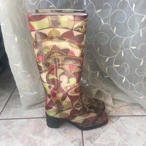 Coach rain boots